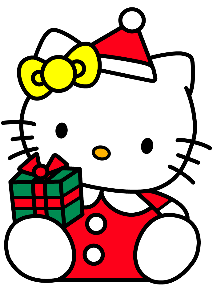 Christmas Cat Clip Art