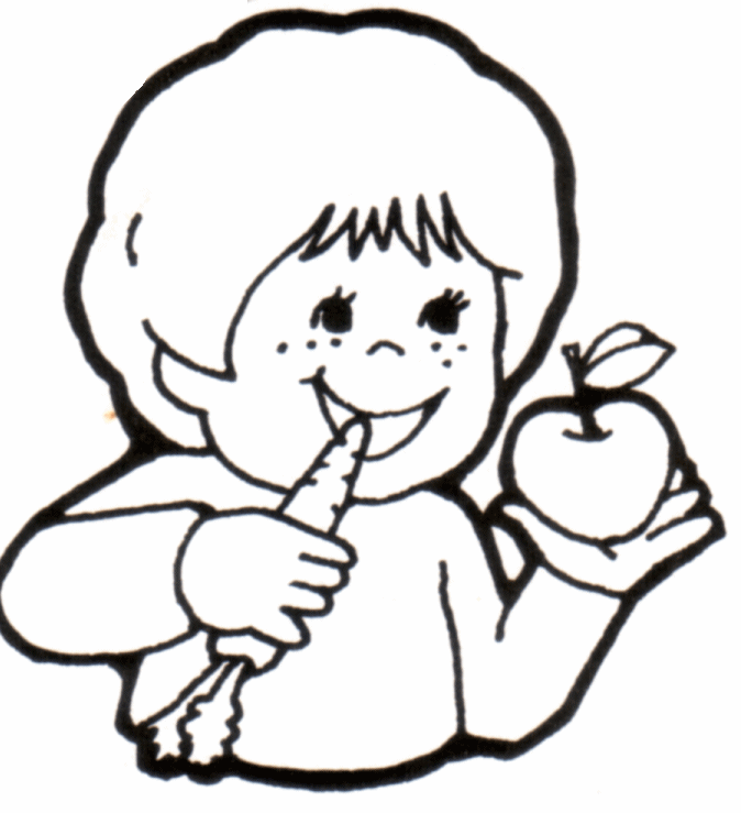 Snack Clipart Black And White