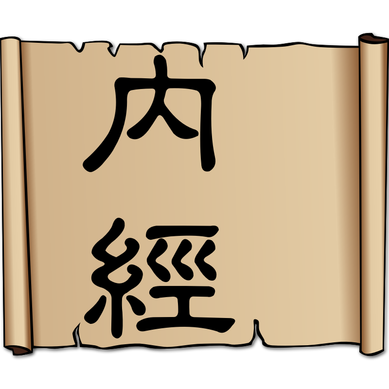 Clipart - Nei Jing Scroll