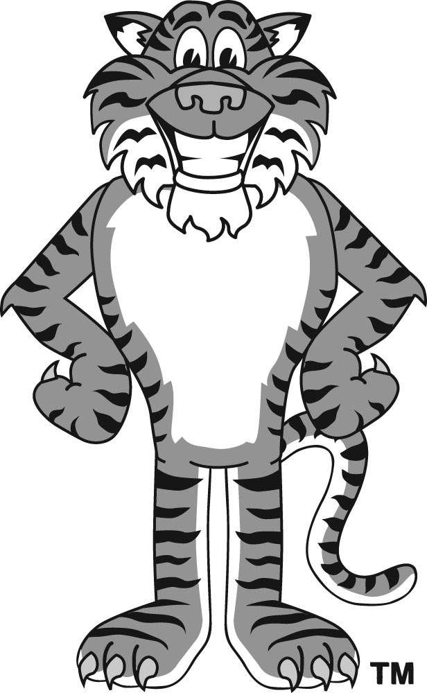 Tiger Clipart Black And White