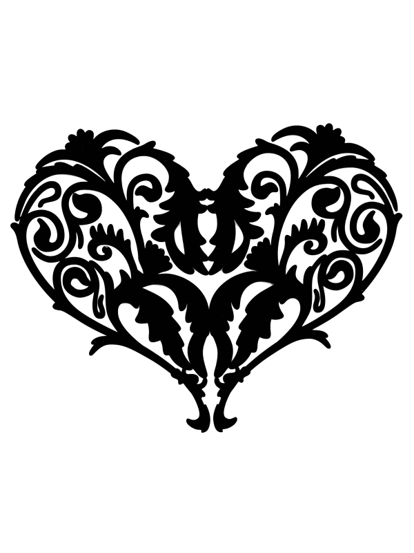 Filigree Heart Clip Art