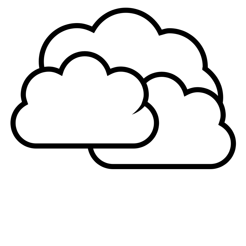 Cloud Clip Art Outline