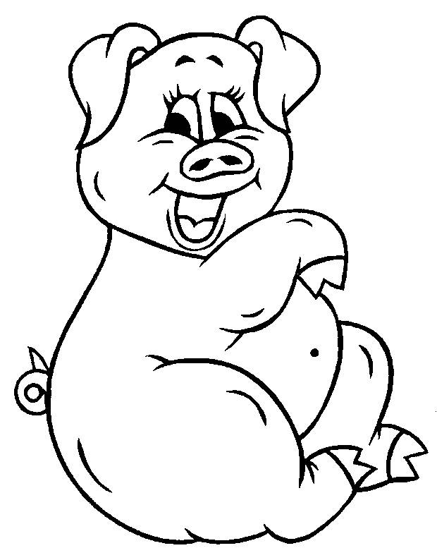 Free Printable Pig Coloring Pages For Kids