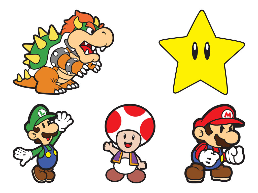 Free Super mario Vectors