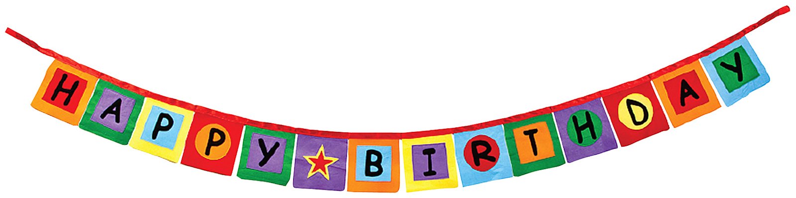 Happy Birthday Banner Clipart