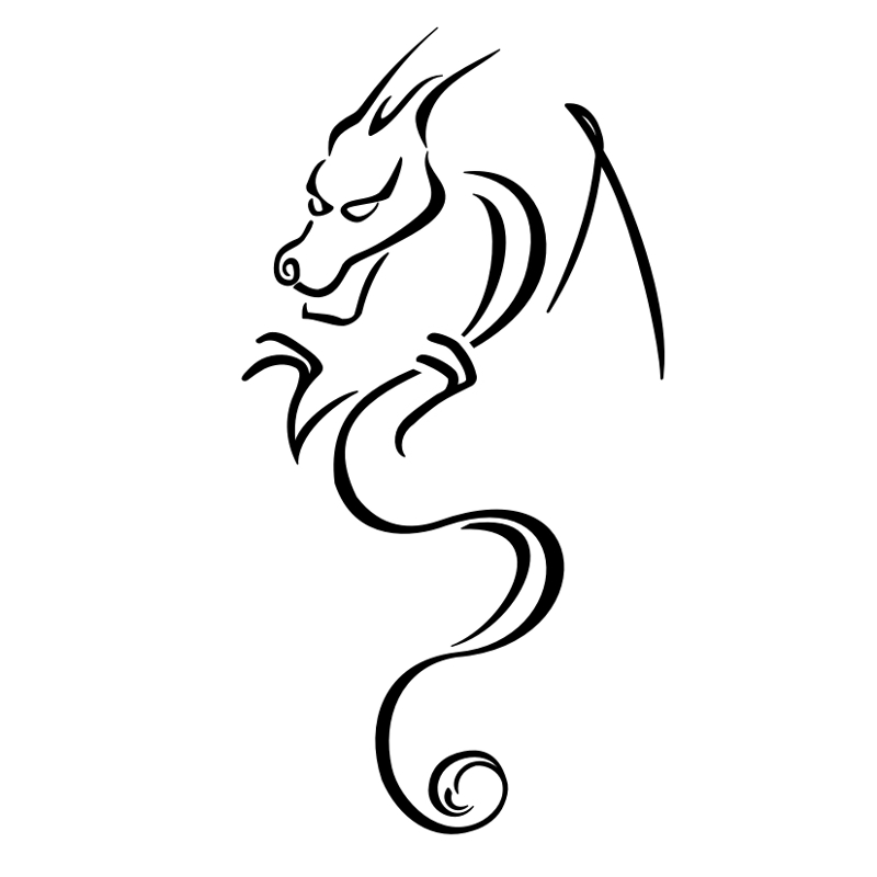 Simple Dragon Tattoos | Tattoo Designs| Ideas|Meaning| Tattooing