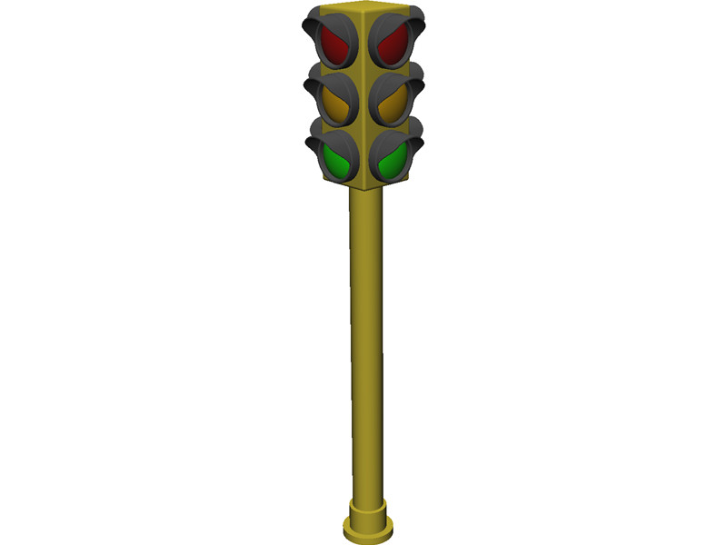 Traffic Light 3D Model Download | 3D CAD Browser