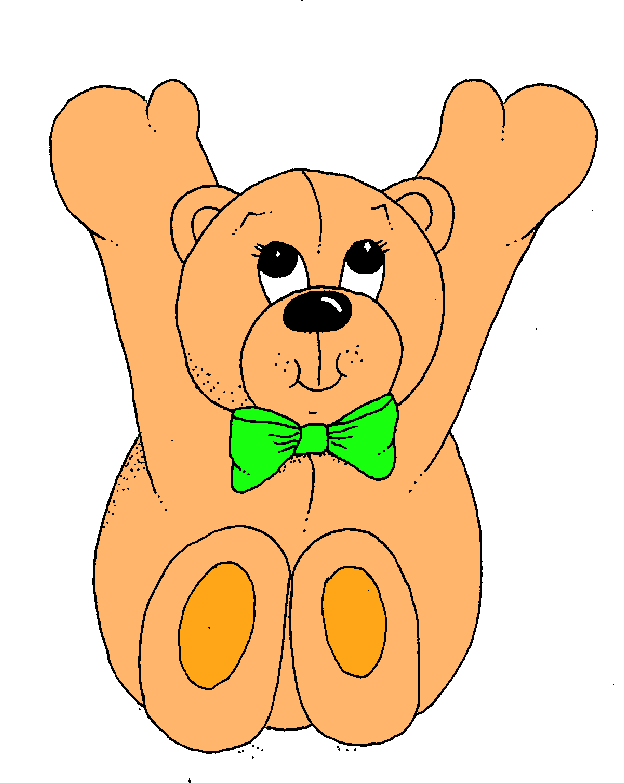 Blue Teddy Bear Clipart