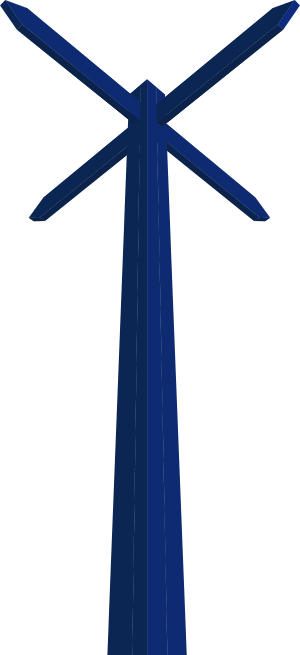 Way Pole - vector Clip Art