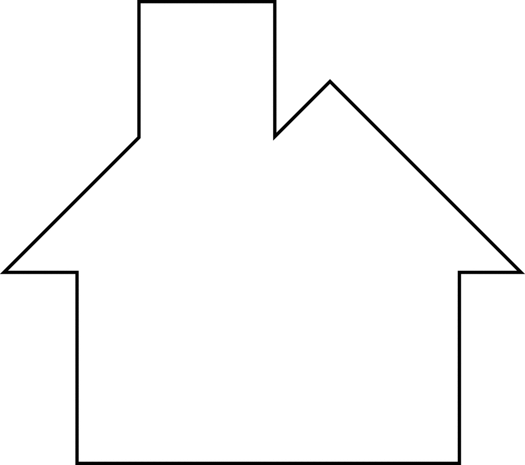 Outline Of House - ClipArt Best