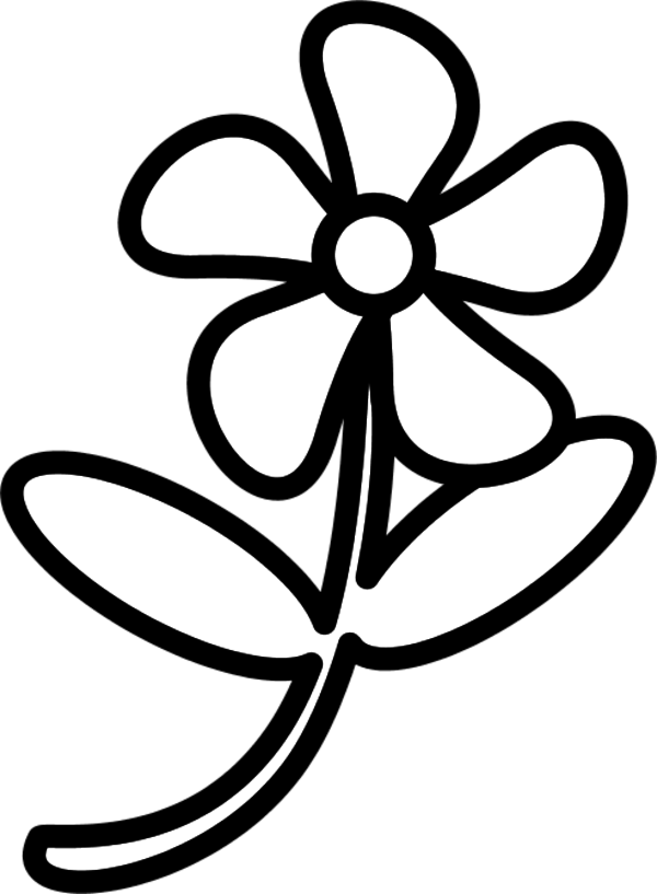 Clipart Flower Outline