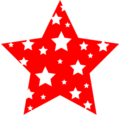 christmas star clip art | Art Design and Craft