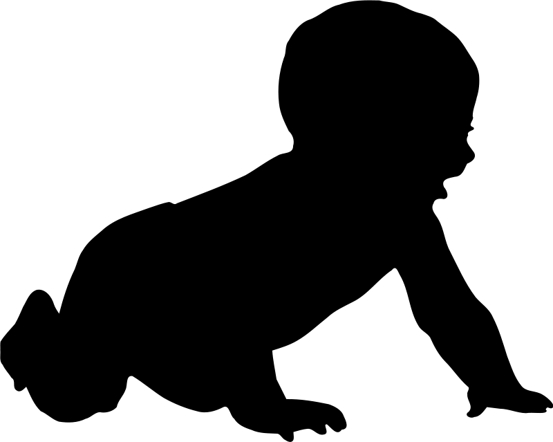 Baby_Silhouette_Baby_Clipart_ ...