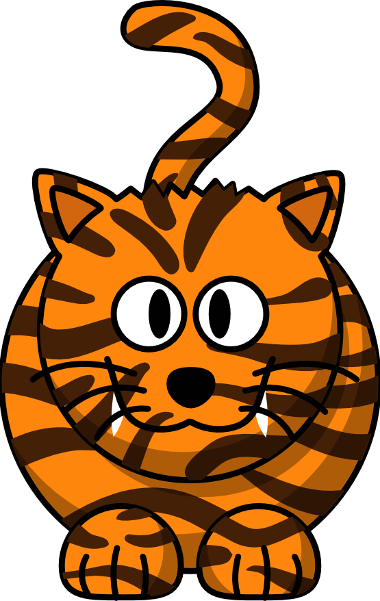 Animated Tiger Clip Art