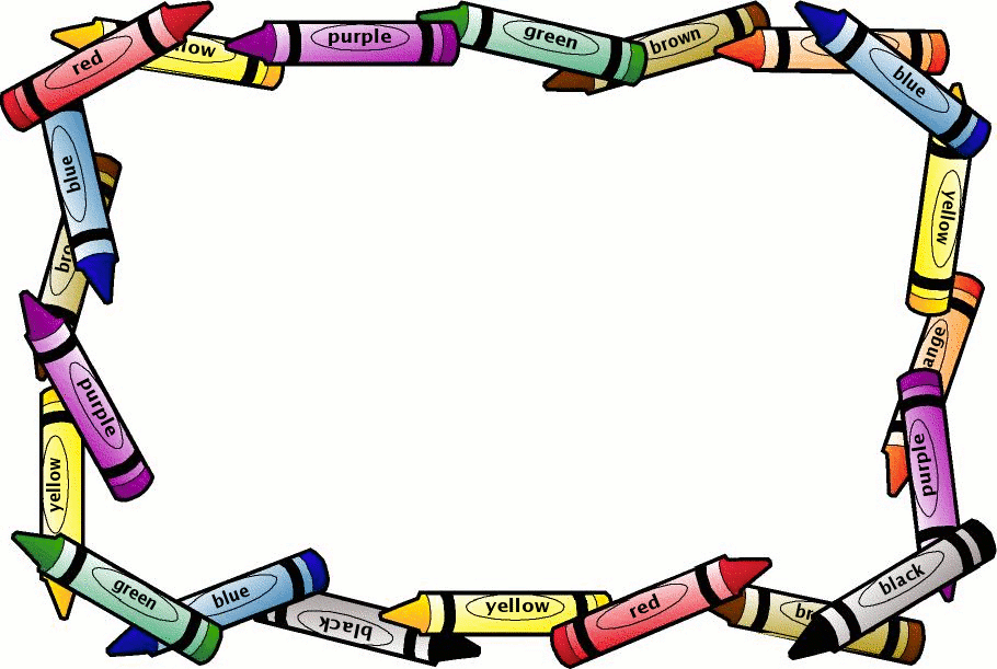 School Book Border Clipart