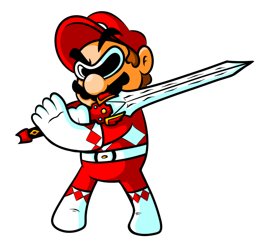 Commission - Power Ranger Mario by JamesmanTheRegenold on deviantART