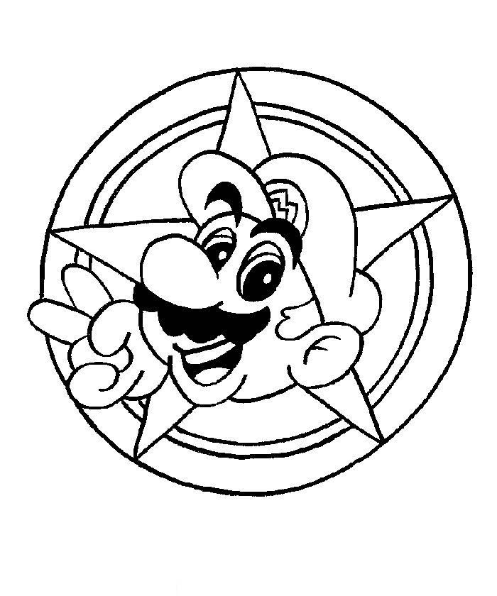 Coloring printables of mario Keep Healthy Eating Simple