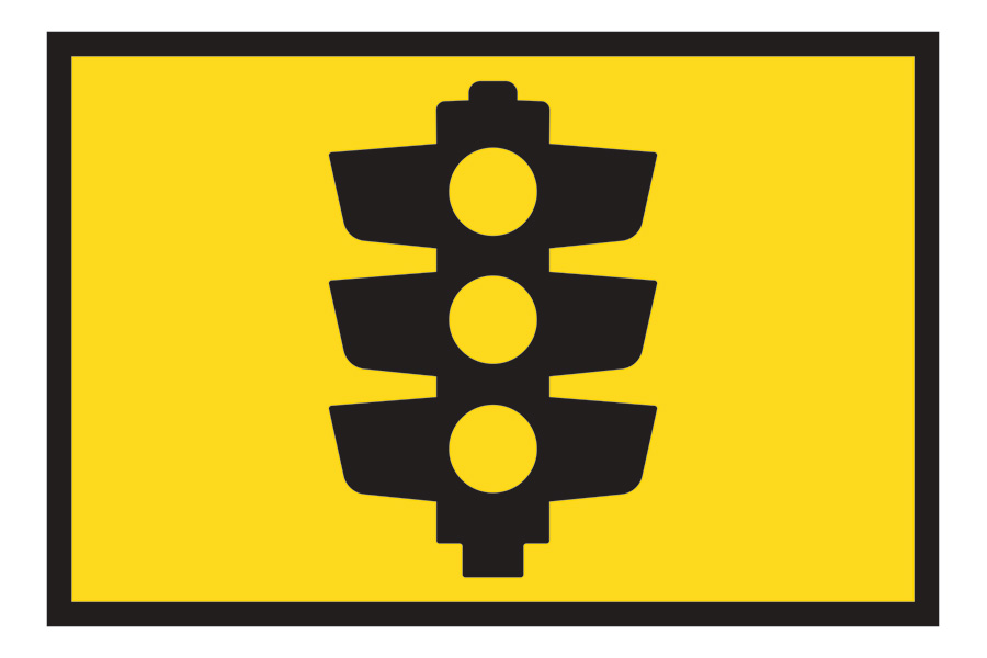 Yellow Stop Light