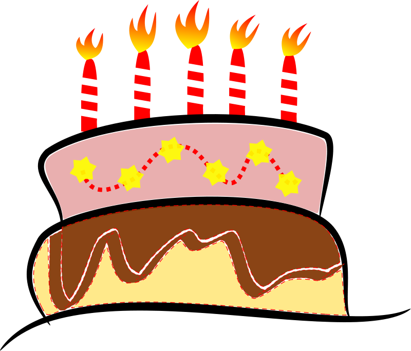 1st Birthday Cake Clipart