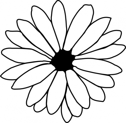 Clipart Flowers Outline | Clipart Panda - Free Clipart Images