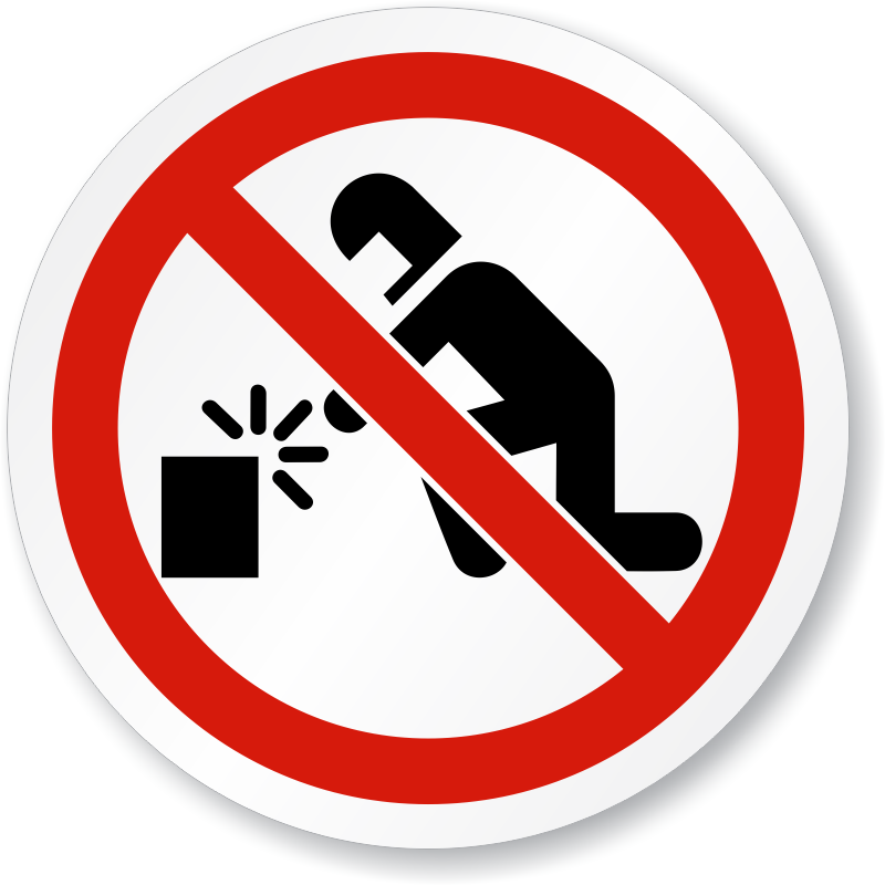 ISO Prohibited Action Signs - ISO Prohibition Symbols