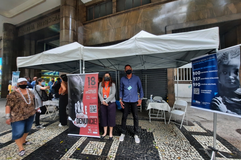  CMDCA-Rio lembra o 18 de Maio com aÃ§Ã£o de mobilizaÃ§Ã£o em Copacabana