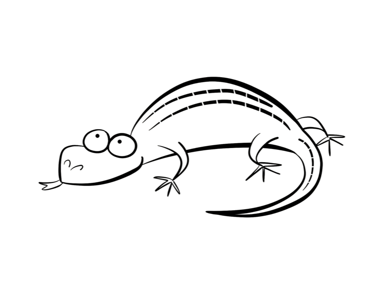 Gecko Coloring Pages - Free Coloring Pages For KidsFree Coloring 