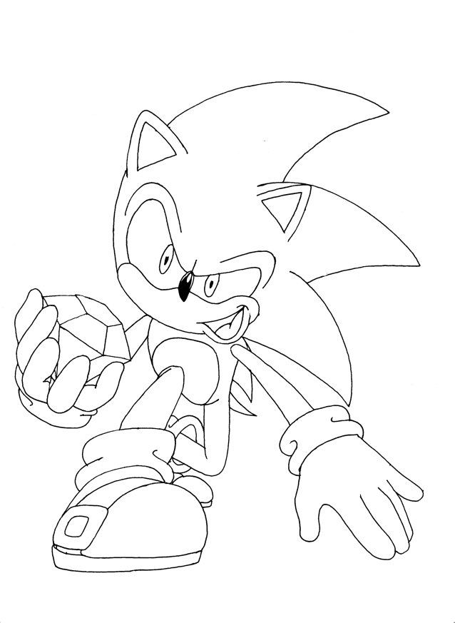 Free Printable Sonic The Hedgehog Coloring Pages For Kids