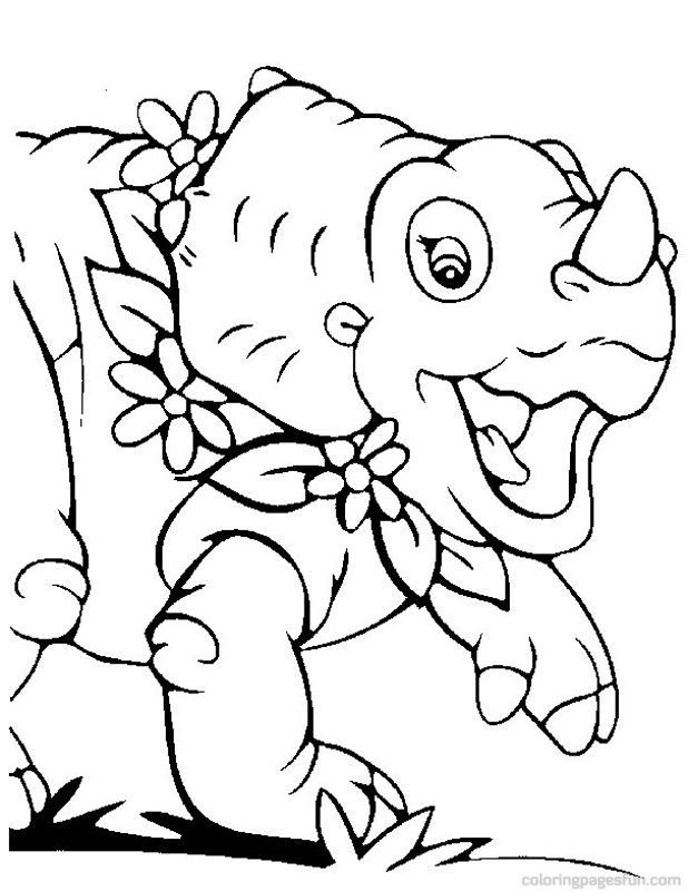 Dino Coloring Pages