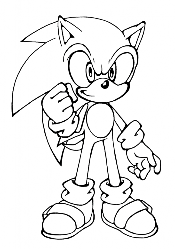 Coloring pages Sonic 1 - Sonic Coloring Pages