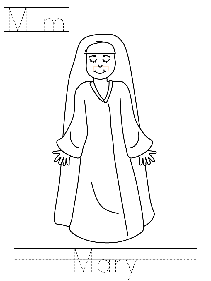 Nativity Coloring Pages