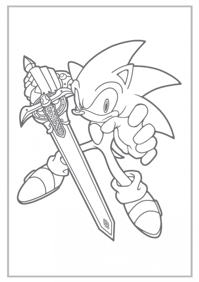 Sonic The Hedgehog Characters Coloring Pages Free Coloring Pages 