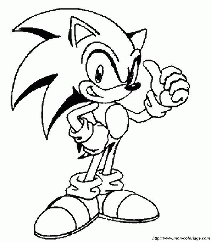 Coloring Pages For Girls: Sonic Coloring Pages