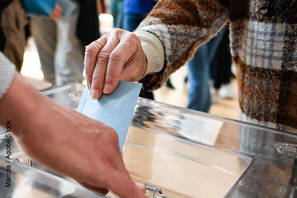 Person voting