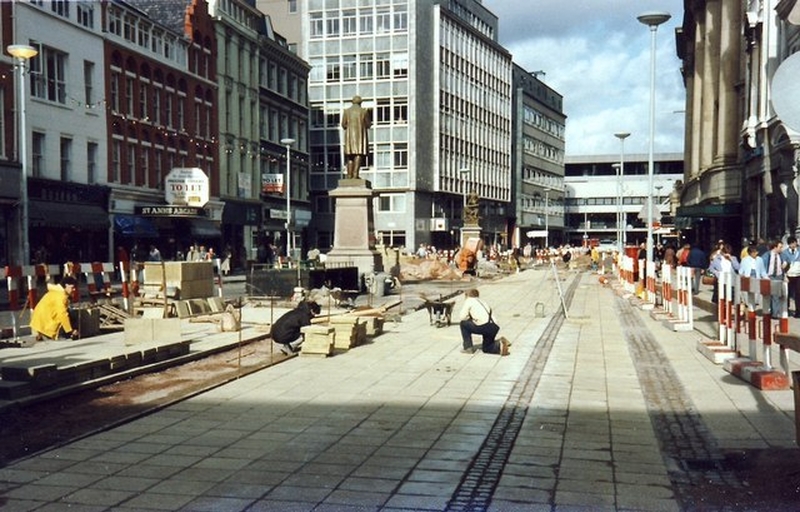 180404 90S Nineties The Repaving Of St Anns Square 1 Antony Oneil