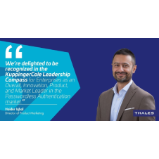 KuppingerCole Names Thales a Leader in the Passwordless Authentication Market