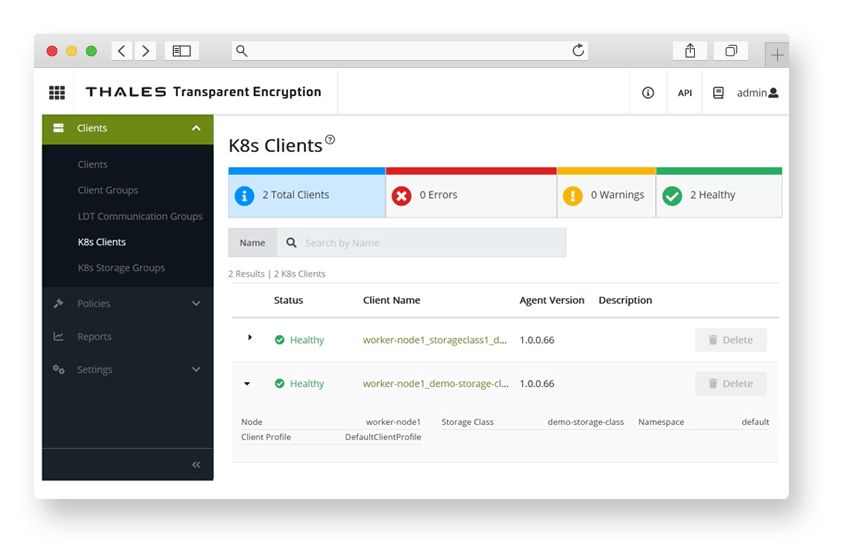 Transparent encryption