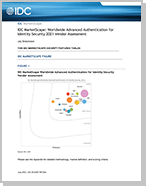 IDC MarketScape: Worldwide Advanced Authentication for Identity Security 2021 Vendor Assessment - Report