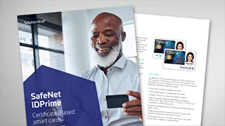 IDPrime: Certificate-based smart cards - Solution Brief