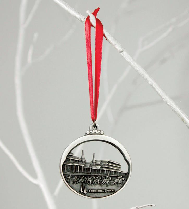 Churchill Downs Pewter Ornament,KOR204 PEWTER