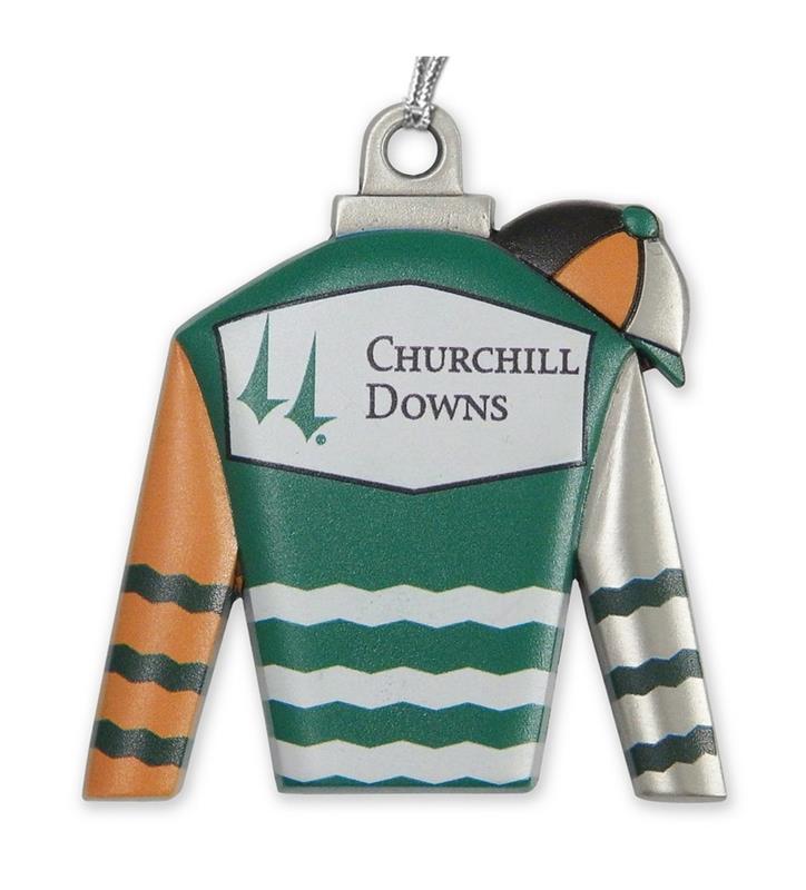 Churchill Downs Silks Ornament,KORS202 SILKS ORN