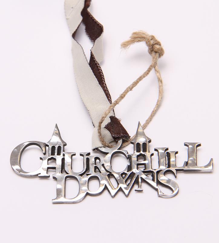 Churchill Downs Stainless Steel Ornament