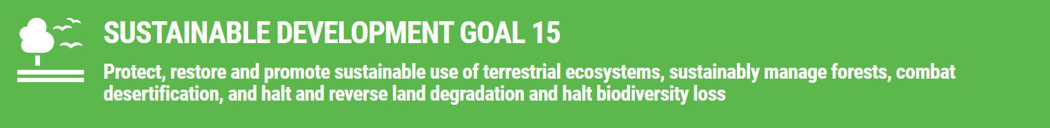 SUSTAINABLE DEVELOPMENT GOAL 15