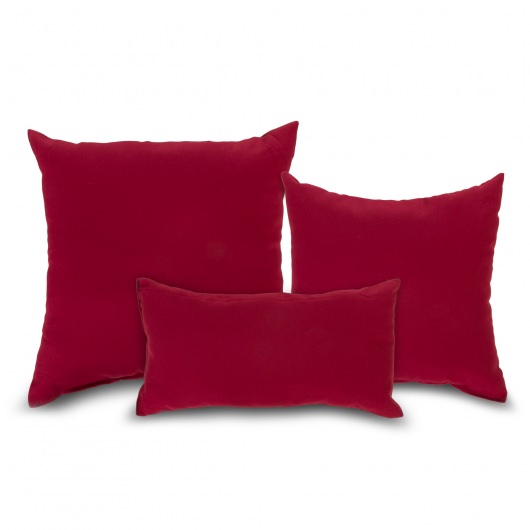 Burgundy Outdoor Throw Pillow