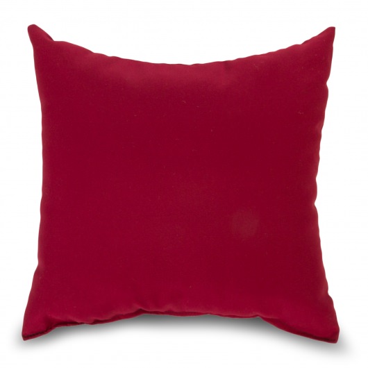 Burgundy Outdoor Throw Pillow