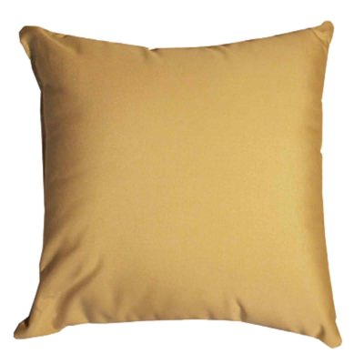 Tan Sunbrella Outdoor Throw Pillow