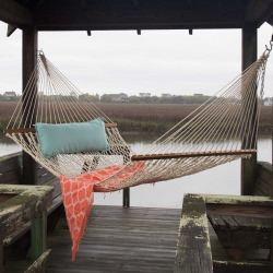 DURACORD® Large Original Rope Hammock - Oatmeal