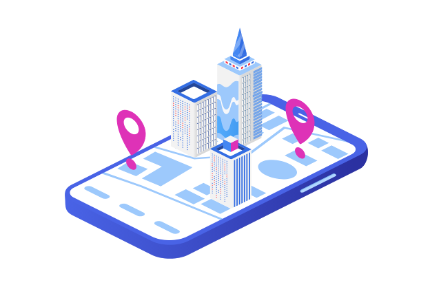 Fintech mapping illustration