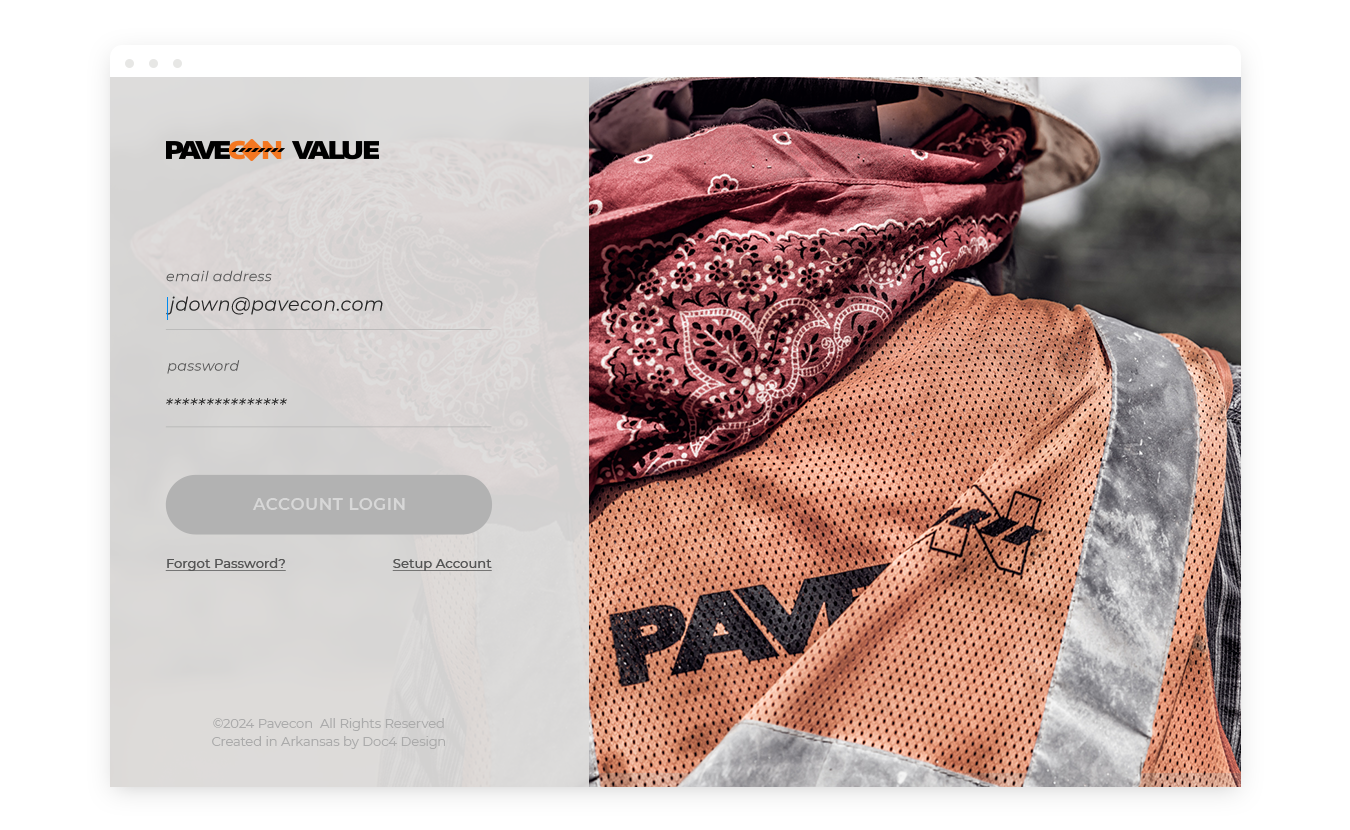 Pavecon Value App, Desktop and Mobile Application Design and Development