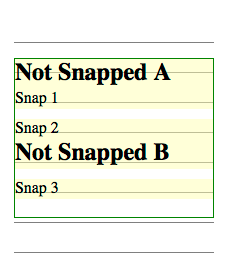 line positions after full snapping